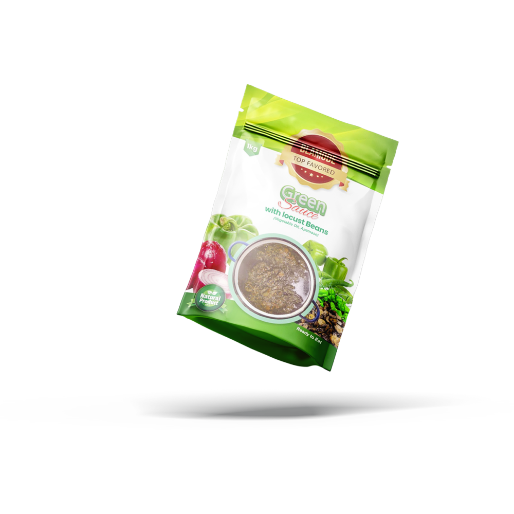 Green Sauce with Locust Beans (Vegetable oil, Ayamase) (10 pieces of 1kg)