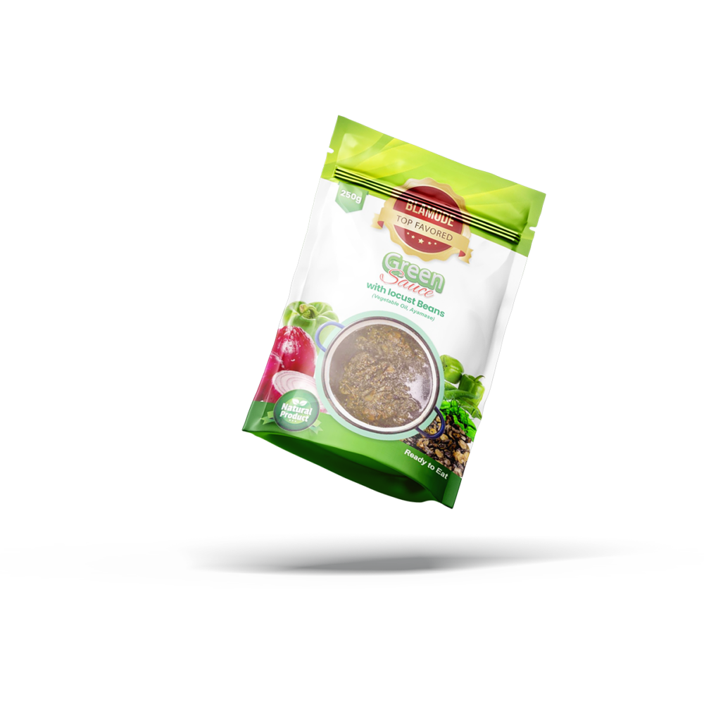 Green Sauce with Locust Beans (Vegetable oil, Ayamase) (40 pieces of 250g)